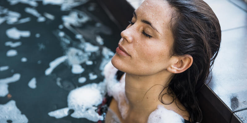 Hidromasszázs a Jacuzzinál