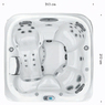 Jacuzzi® J-435 pezsgőfürdő